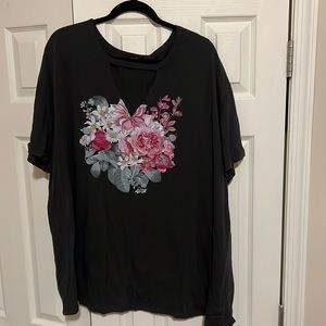 Torrid cut out T shirt